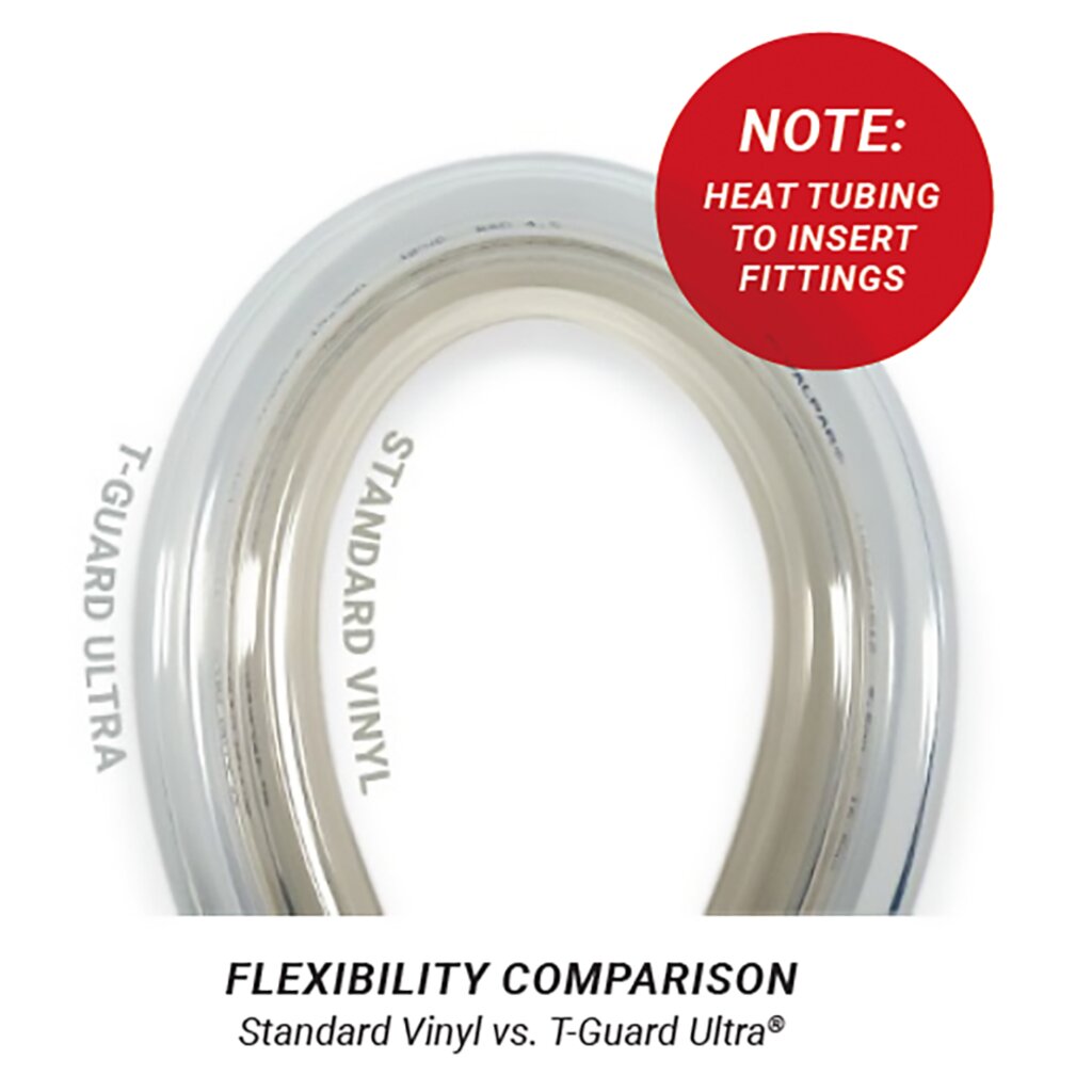 3/16" I.D. - Clear Barrier Vinyl Hose - 100' Spool