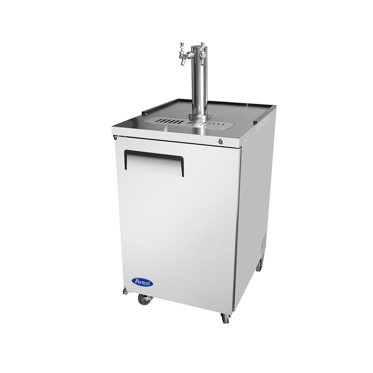 23" Keg Cooler - S/S-with 1 Dual Tap Tower
