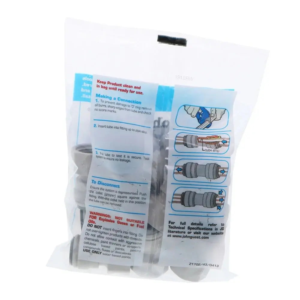1/2" John Guest X 1/2" BSPP Drain Fitting Wholesale Beer Parts